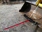 39  C2 Rated 3000 Lbs  Bucket Hay Bale Spear Attachment W  Stabilizer Spikes