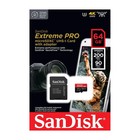 Sandisk 64gb Extreme Pro Microsdxc Uhs-i U3 Memory Card With Sd Adapter