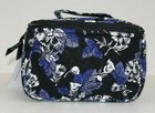 Nwt Vera Bradley Travel Cosmetic Frosted Floral Makeup Case Bag