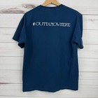 Wwe Randy Orton Rko Outta Nowhere Mens T Shirt Navy Blue Size Medium