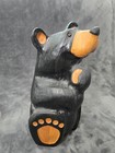Big Sky Carvers Jeff Fleming Black Bear Solid Wood Figure Carved Look 12 7 Inch