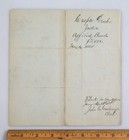 Antique Civil War Era 1864 Constable Bond Marshall County Indiana Revenue Stamp