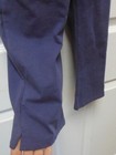 Capezio Side Vent Girls Jazz Pants Cotton Spandex Navy  Girls Size Soft