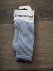 Smartwool Women s Hike Classic Light Cushion Blue Crew Socks Size Large New