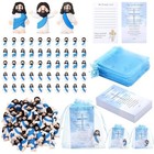 Bememo 50 Sets Mini Jesus Figurines Easter Jesus Toys Bulk Include 50 Jesus 