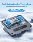 Laptop Cooling Pad With Fan  Adjustable Laptop Stand  Portable Cooler For Gaming