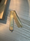 Vintage Gold Overlay Ivory Folding Comb With Engraved Design Decorative