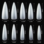 100pcs Acrylic False Nail Tip Full Cover Long Coffin Fake Nail Art Manicure Set   