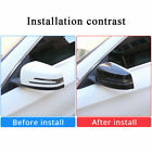 Carbon Fiber Black For Benz A B C E S Cla Gla Cls Glk Rearview Mirror Cover Cap