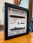 Lafayette Class Submarine Memorial Display Shadow Box  9  X 9 