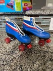 Vintage Nos W box Roller Rink Skates Chicago Starfire Red Urethane Wheels Sz 7 5