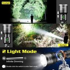 50000000 Lumen Super Bright Led Tactical Flashlight Rechargeable Led Work Light