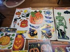 Huge Lot 35 Vintage Window Clings Stickers Halloween Autumn 80s 90s 2000s