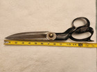 Vintage Shears Scissors 14    R Heinisch  nice  Newark Nj Usa Steel Brass