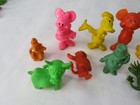 Vintage Lot Of 14 Disney Character Rubber Toys   Animals In Varied Conditions