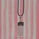 Selenite Pendent With A Silver Plated Top New Reiki Charged White Healing Light 