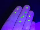 Vintage Pink Uranium Glass Flat Back Rhinestones  24pp 3mm Embellishment 10pc