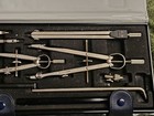 Alvin 129 B Drafting Set Precision Drawing Instruments Germany Case