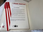 Rare Nos 1987 Pontiac Pursuit Concept Car Press Kit  18 Photos  36 Color Slides 