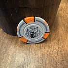 Stinger Hd Medina  Ohio  grey black orange  Harley Davidson Poker Chip