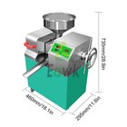 Electric Oil Press Machine 1200w 304 Stainless Oil Extractor Sesame Seeds Press