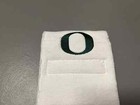 Oregon Ducks Team Issued White Player Exclusive Game Towel Football