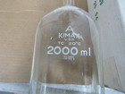       new Kimax Class A Square Volumetric Flask 2000ml 28000-2000 With Snap Cap