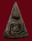 Rare phra Somdej Nang Praya Black Ayutthaya Period Lp Old Wat Thai Amulet Buddha