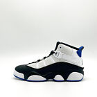  new  Pre-school Kids Nike Air Jordan 6 Rings  ps  White game Royal  323432 142 