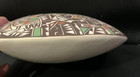 Acoma Pueblo Nm Judy Lewis Geometric Design Seed Pot  Multiple Characters 7 