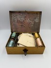 Vintage English Girl s Wwii Era Metal Workbox