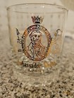 Vintage Lot Of 3 Ambassador Scotch Shot Glasses Gold Rim Barware