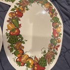 Vintage Spice Of Life Mushroom Table Placemats Plastic Foam Corning Ware Set 4