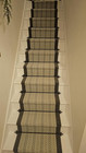 Set Of 10   Stair Carpet Rods   Urn Finial - Black   Runners Up To 70cm