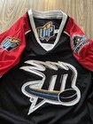 Ahl Cleveland Lake Erie Monsters Vip Jersey Sz 56 Hockey Embroidered Rare Sewn