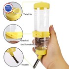 2pcs 45 Oz Small Animal Water Bottle Drip Cage Bottles Pig Rabbit Treats Natural