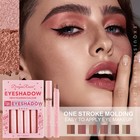 6-piece Double-color Eyeshadow Stick  Long-lasting no Fading no Fading Or Smudgi