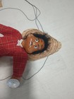 Vtg Mexican Mariachi Marionette Puppet Symbols String Sombrero Souvenir