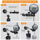 Neoteck Digital Dial Indicator Gauge Magnetic Base Measuring Tool 0-1  25 4 Mm