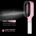 Hair Brush Detangling Scalp Massage Comb With Water Mist Spray Anti-static Smoot