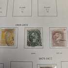 1869 1890 Canada Stamp Collection On Album Page