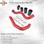 Turbo Intercooler Pipe Kit Cac Tubes And Boot Kit Fit 2003-2007 F250 F350 F450