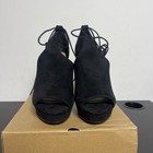 Fashare Women s Platform Peep Toe Black Pumps High Heel Size 9 Sandals Shoes