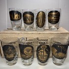Vintage 1964-65 New York World   s Fair Set Of 8 Libbey 14oz Iced Tea Glasses