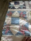 Vintage Cotton Cutter Patchwork Quilt Handmade 63 x 67    Beautiful Pastels