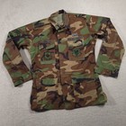 Vintage Us Air Force Jacket Mens Medium Long Camo 436th Airlift Wing Patch 90s