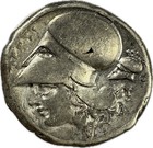 Akarnania  Argos Amphilochikon - C 340-300 Bc - Ar Stater - Rare Dog Head
