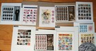 Mixed Lot Of Over 120 Pages   Souvenir Sheets W stamps  1st Day Issue  Nice Mix 
