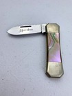 Vintage Parker Custom Series Abilone Hercules Coffin Style Folding Knife