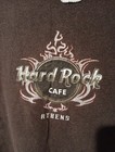 Hard Rock Cafe Athens Graphic Shirt Adult Large Brown Short Sleeve